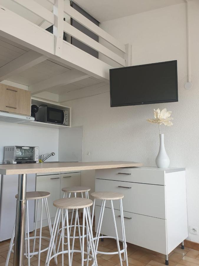 Studio Meuble Cap D Agde Avec Tres Belle Vue Sur Le Port Exteriör bild