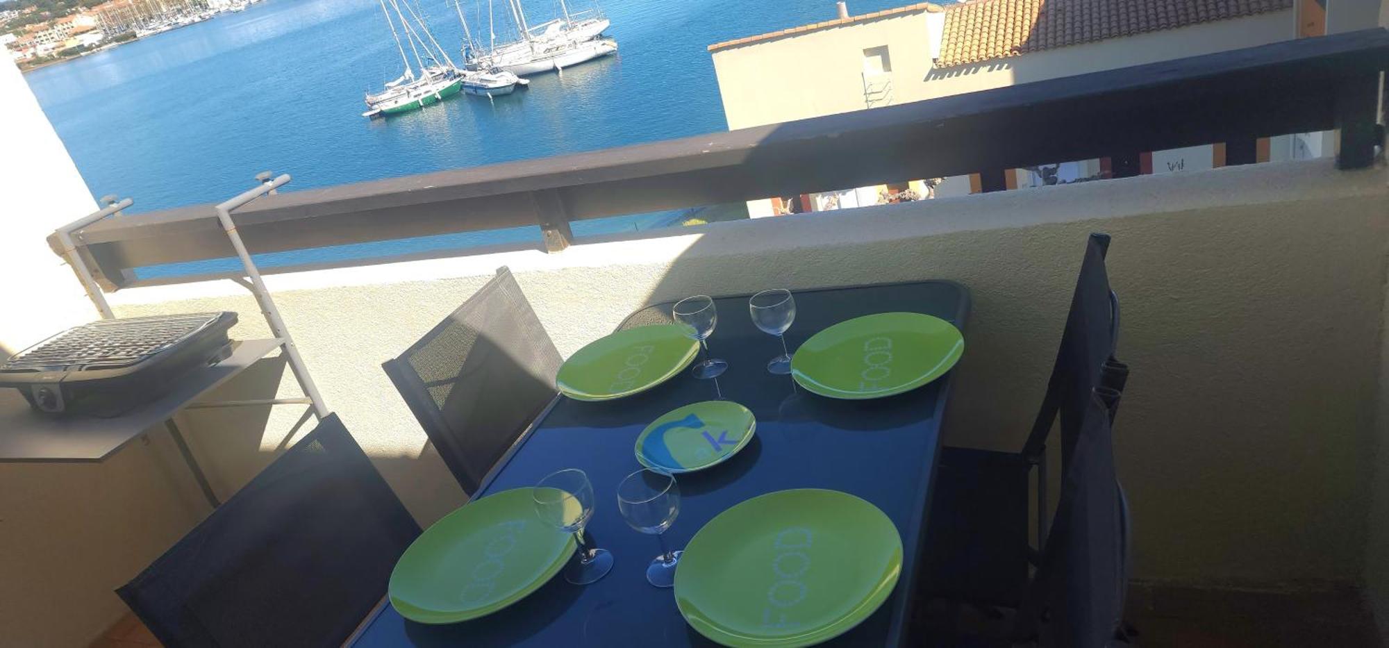 Studio Meuble Cap D Agde Avec Tres Belle Vue Sur Le Port Exteriör bild